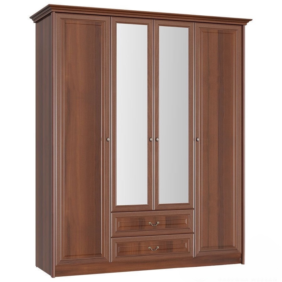 Шкаф 4-х створчатый (дуб сонома) ЯН-06